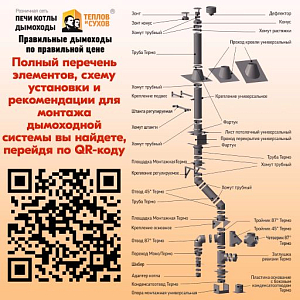 Труба L500 ТМ-Р 430-0.8 D150 (5)